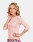 Blusa de punto escote redondo Letizia
