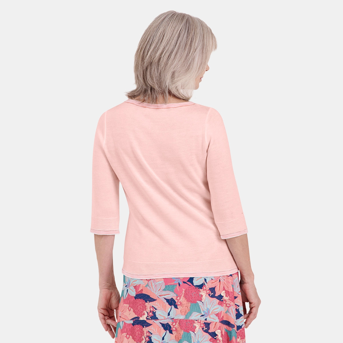 Blusa de punto escote redondo Letizia