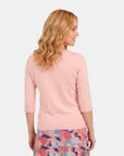 Blusa de punto escote redondo Letizia