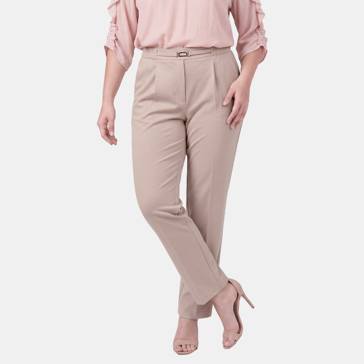 V68542 - Pantalón con herraje Maeli Curvy