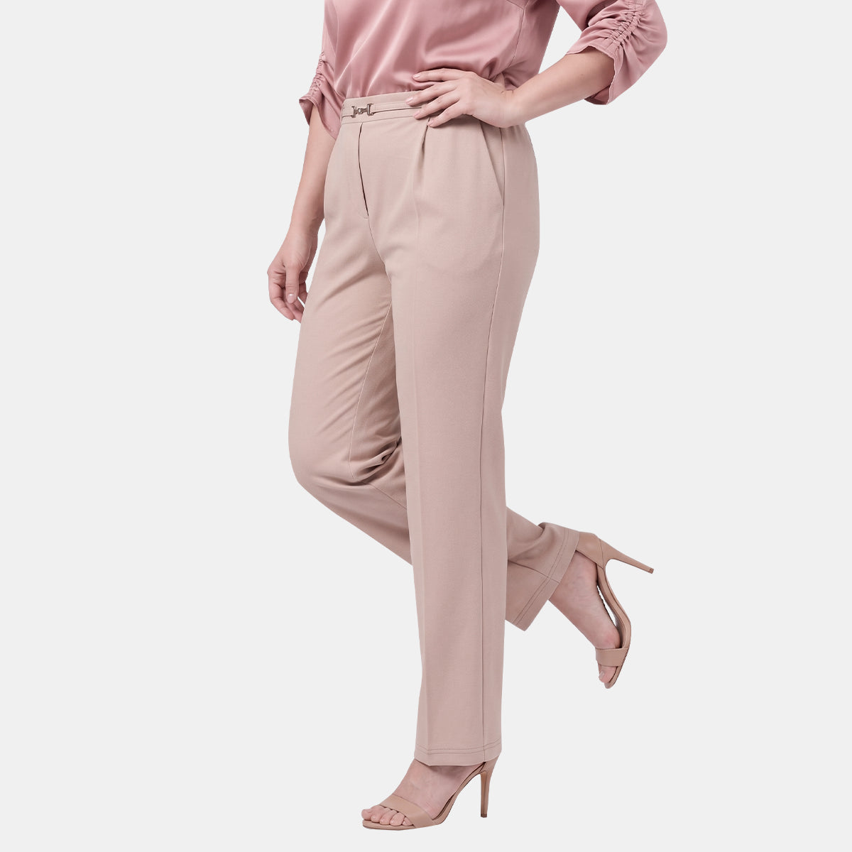 V68542 - Pantalón con herraje Maeli Curvy