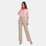 Pantalon con herraje Maeli - Pantalón, color beige-claro - Vitos