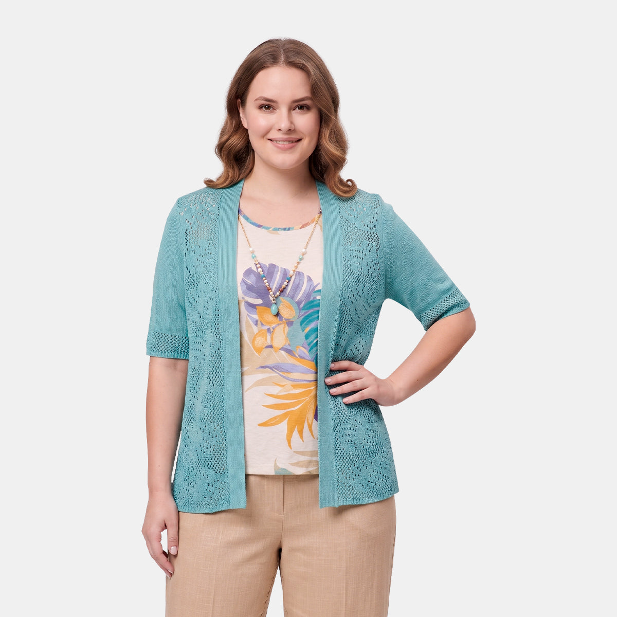 V68591 - Twin fix top estampado Catalina Curvy