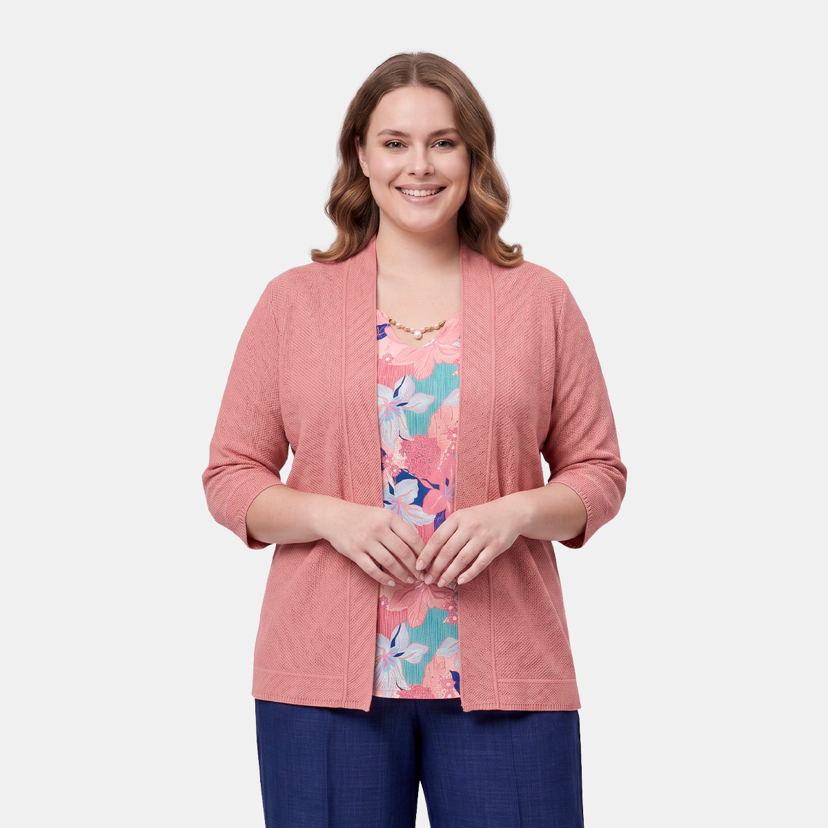 V68691 - Twin fix ensamble puntada top estampado Letizia Curvy