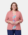 V68691 - Twin fix ensamble puntada top estampado Letizia Curvy
