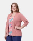 V68691 - Twin fix ensamble puntada top estampado Letizia Curvy