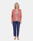 Twin fix ensamble puntada top estampado Letizia