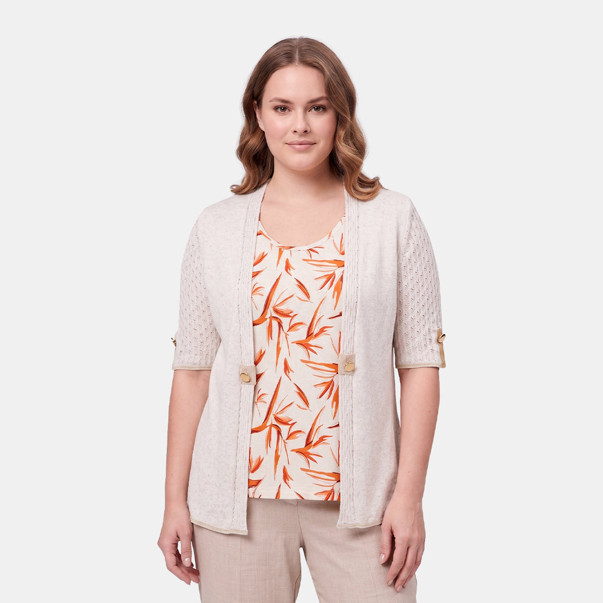 V68791 - Twin fix top estampado Keisha Curvy