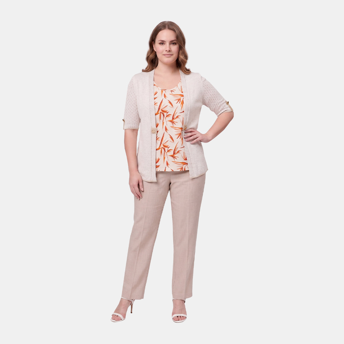 V68791 - Twin fix top estampado Keisha Curvy