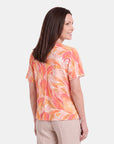 Blusa abierta estampado con detalles  Helena