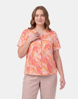 Blusa abierta con detalles  helena Curvy