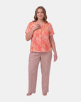 Blusa abierta con detalles  helena Curvy