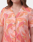 Blusa abierta con detalles  helena Curvy