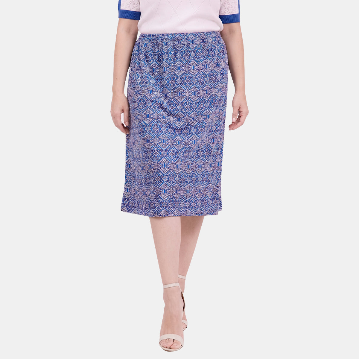 V68822 - Falda estampado pretina elastica Reina Curvy