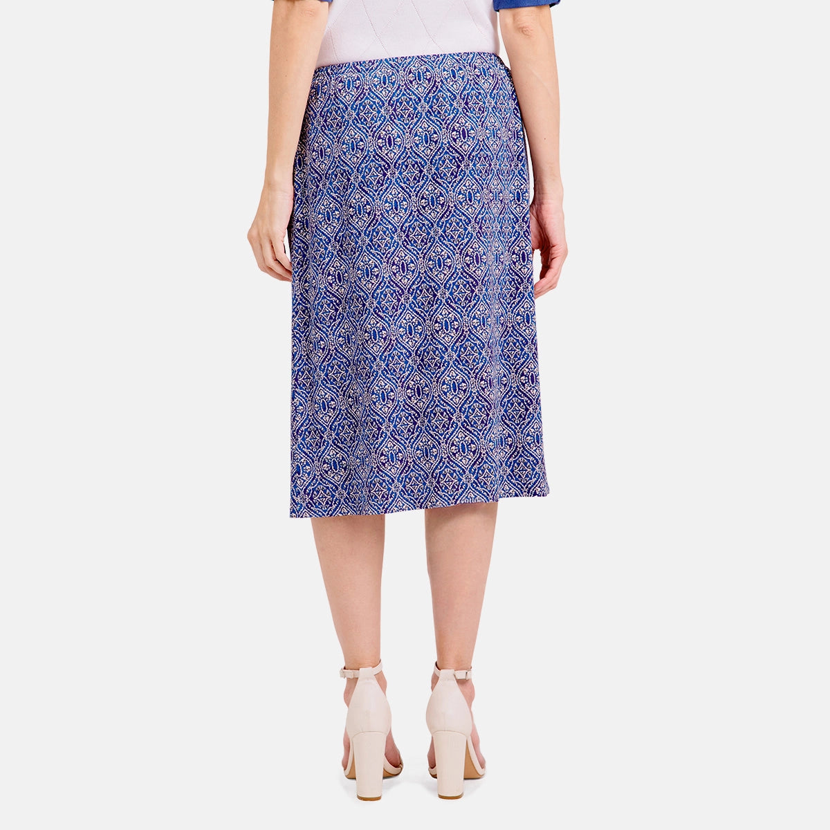 Falda estampado pretina elástica Reina