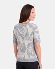 Blusa estampado con trenzas complementos estampados