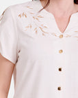 Blusa con bordado Keisha