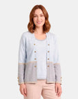 Twin fix manga larga con botones Cashmere