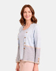 Twin fix manga larga con botones Cashmere