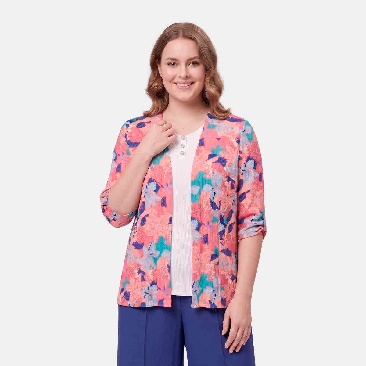 V69192 - Twin fix ensamble estampado Letizia Curvy