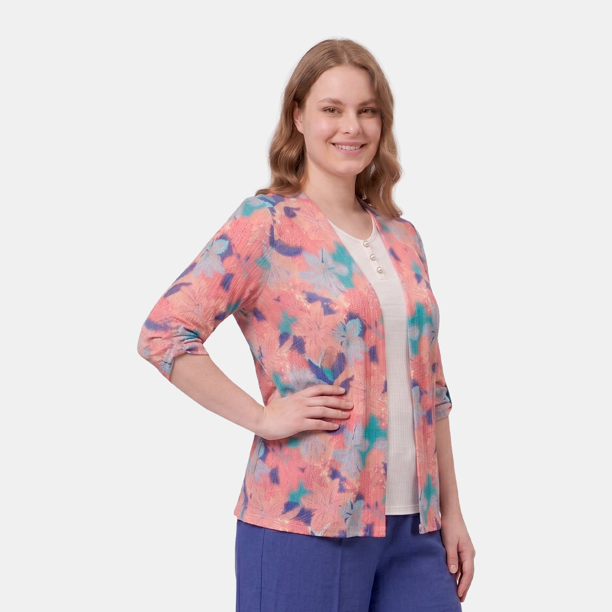 V69192 - Twin fix ensamble estampado Letizia Curvy