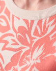 Tunica estampado manga 3/4 complementos estampados