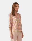 Blusa estampado abierta Antonieta