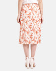 Falda estampado con botones Keisha