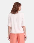 Blusa abierta conbordado Helena