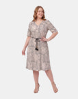 Vestido est linea a leonor Curvy