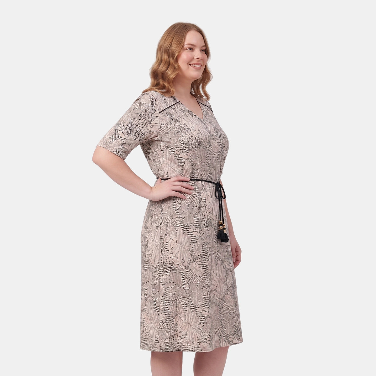 Vestido est linea a leonor Curvy