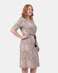 Vestido est linea a leonor Curvy