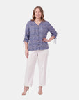 Blusa est mga ajustable reina Curvy