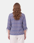 Blusa est mga ajustable reina Curvy