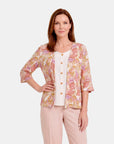 Twin fix estampado manga kimono Antonieta