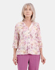 Blusa estampada abta Candace