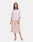 Blusa escote v con punteras Candace