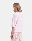Blusa escote v con punteras Candace