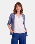 Twin fix estampado con bordado Reina