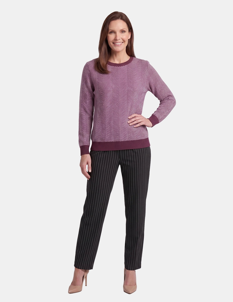 Blusa contraste cuello redondo Liam - Blusa - Vitos