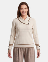Blusa cuello volteado Grainne