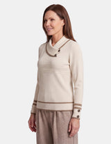 Blusa cuello volteado Grainne