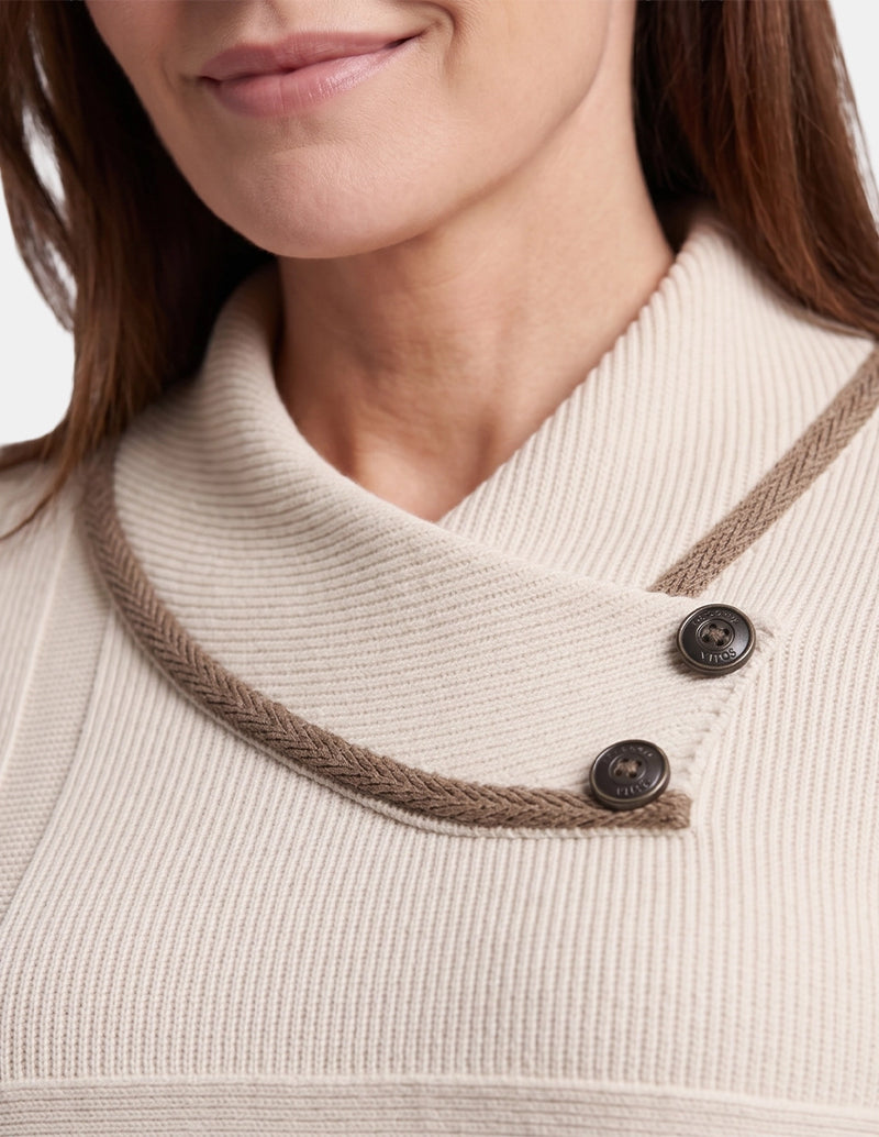 Blusa cuello volteado Grainne