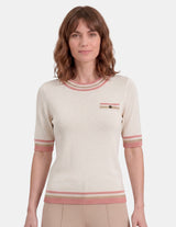 VI79201 - Blusa de punto manga corta Ciara