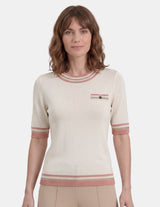 VI79201 - Blusa de punto manga corta Ciara