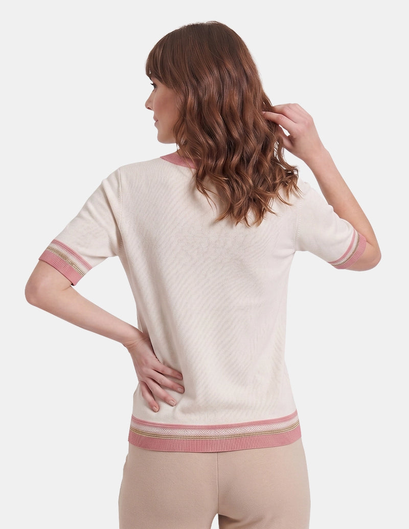 VI79201 - Blusa de punto manga corta Ciara