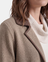 Cardigan manga larga con  contraste Eilis