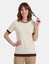 Blusa cuello redondo Celyn