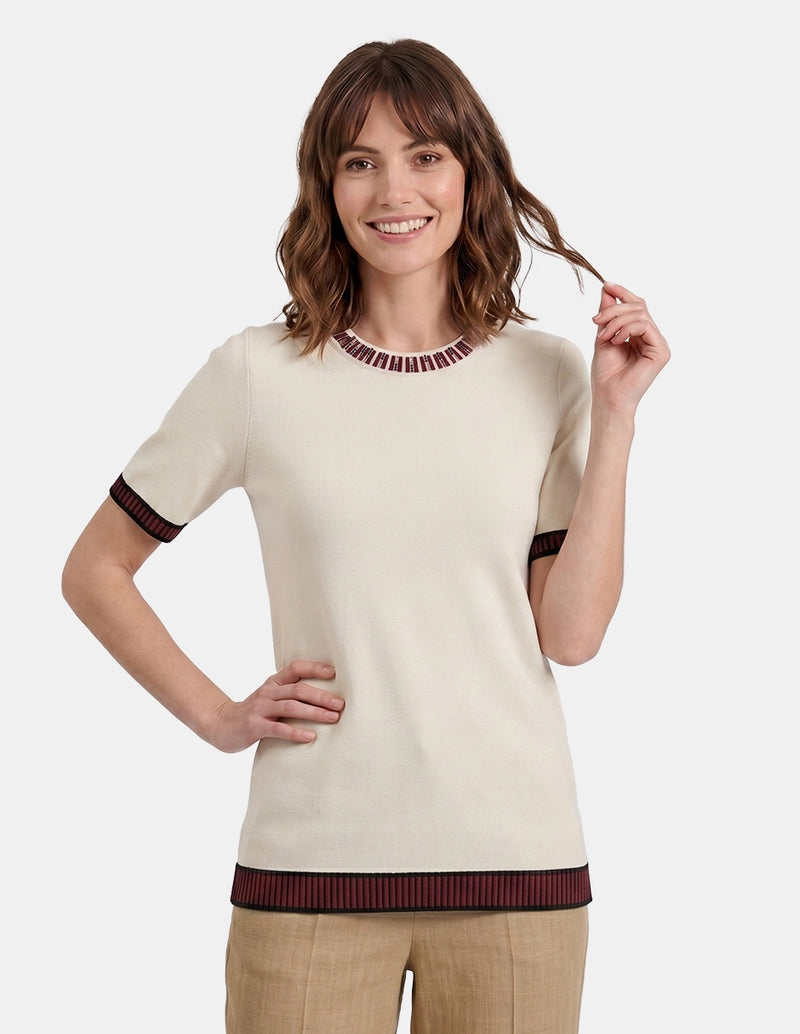 Blusa cuello redondo Celyn