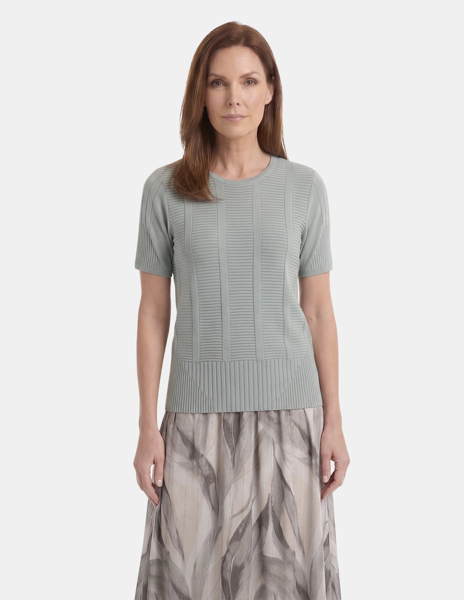 VI79801 - Blusa de punto manga corta Gween